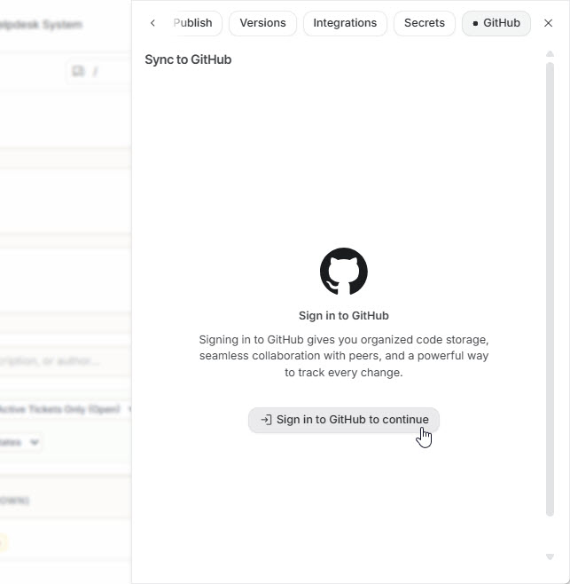 This screen shots the sign-in process to sign-in Github account from Google AI Studi