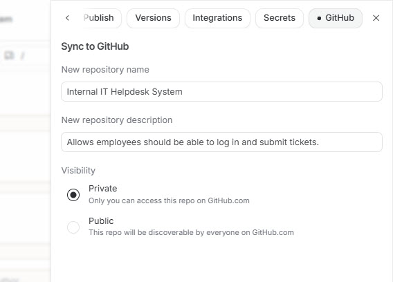 To sync changes from AI Studio to GitHub